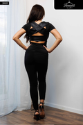 Black Cross Back Set